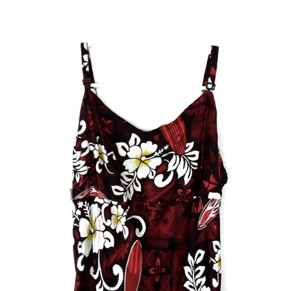 NWT Beautiful Asymmetrical Floral Slip Dress - Picture 3 of 8